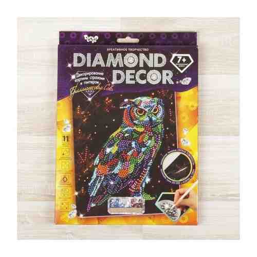 Набор для соз мозаики Бриллиантовая сова DIAMOND DECOR, планшетка без рамки 2604009 . арт. 862686441
