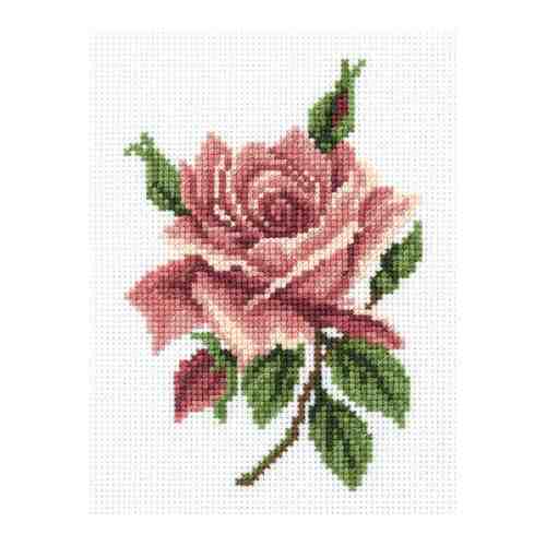 Набор для вышивания Кларт Чайная роза 11.5х15 см арт. 837472950