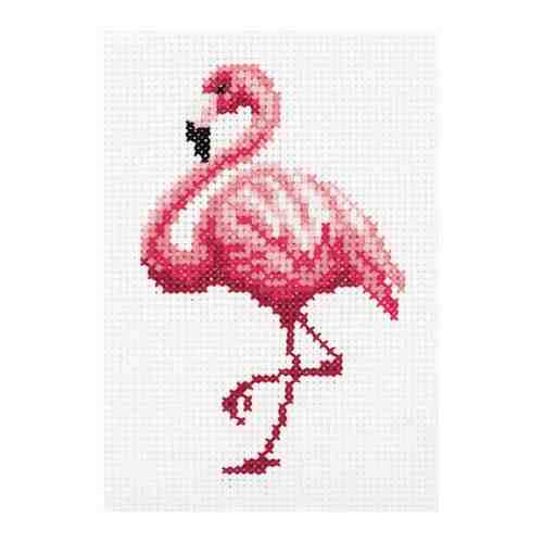 Набор для вышивания Кларт Фламинго 10х14 см арт. 1436120039