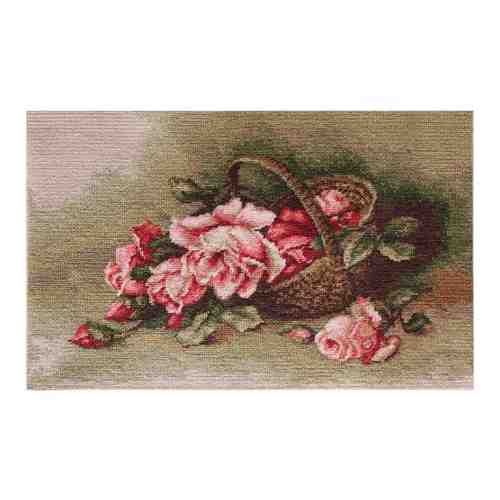 Набор для вышивания «Корзина с розами», 24x15 см, Luca-S арт. 665078233