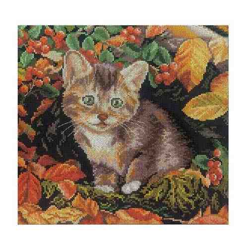 Набор для вышивания крестом Осенний котенок M271, см. арт. 101059355970