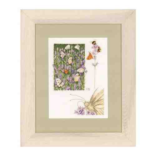 Набор для вышивания Lavender field with butterfly LANARTE арт. 101453688568