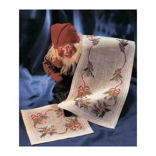 Набор для вышивания салфетки Новогодние узоры арт. 100932595174