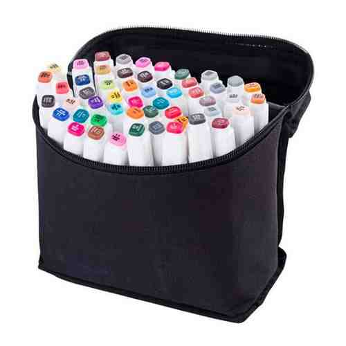 Набор двусторонних спиртовых маркеров TouchFive 80 цветов в сумке-пенале арт. 101578754523