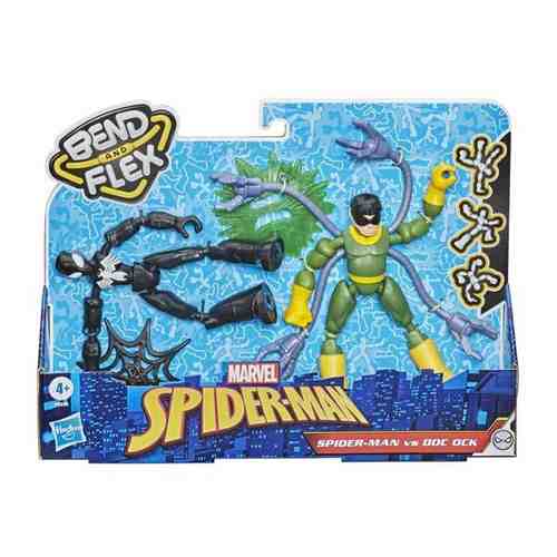 Набор фигурок Человек-Паук Бенди 2шт Человек-Паук против Доктора Осьминога Spider-Man F0239 арт. 1476650481