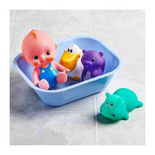 Набор игрушек для игры в ванной Пупс +3 игрушки в ванне Крошка Я 4724383 . арт. 968855425