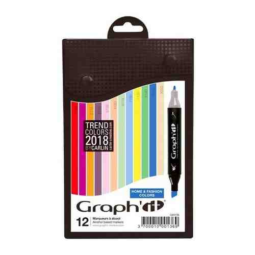 Набор маркеров GRAPH'IT Home & Fashion 12 шт арт. 1446013044