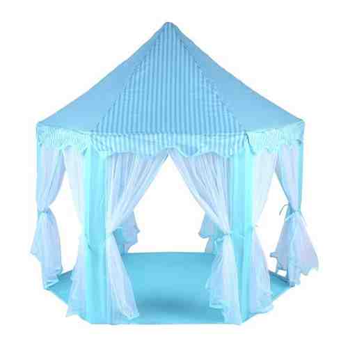 Палатка детская игровая (замок, шатер, домик, вигвам) детский домик, голубой арт. 101247733099