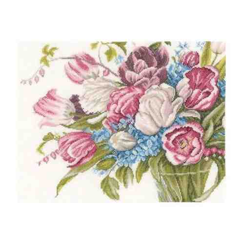 PN-0158327 Набор для вышивания LanArte 'Красивые цветы' 40x30см арт. 504612169