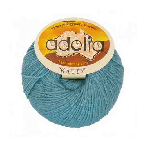 Пряжа Adelia Katty, 100% шерсть, 10*50 г, 150 м+-10 м, №16, голубой арт. 100898078116