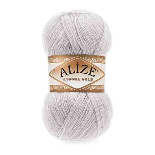 Пряжа для вязания ALIZE 'Angora Gold' 100гр. 550м (80%акр, 20%шерсть) ТУ (71 талая вода), 5 мотков арт. 101503637941