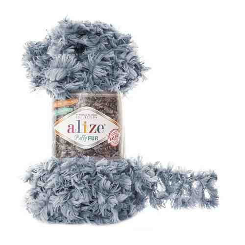 Пряжа для вязания Alize 'Puffy Fur' 100гр. 6м. (100% полиэстер) (6101), 5 мотков арт. 101080565695