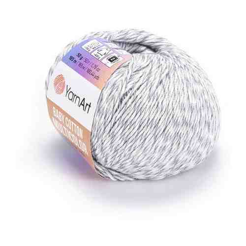 Пряжа для вязания YarnArt 'Baby cotton multicolor' 50гр 165м (50% хлопок, 50% акрил) (5205), 10 мотков арт. 101504578045