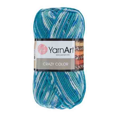 Пряжа для вязания YarnArt 'Crazy color' 100гр 260м (25% шерсть,75% акрил) (170 секционный), 5 мотков арт. 101167288076