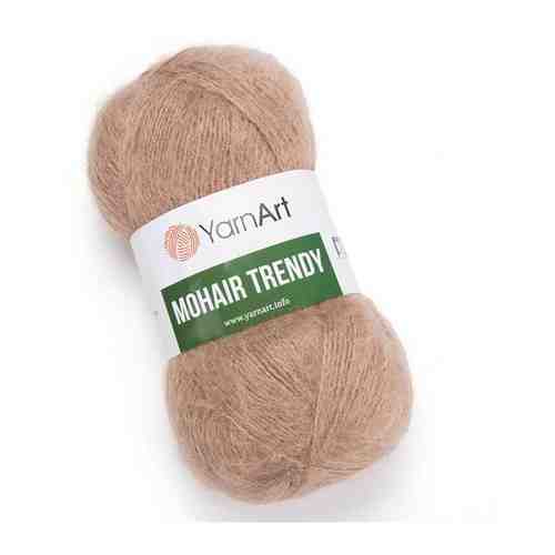 Пряжа для вязания YarnArt 'Mohair trendy' 100гр 220м (50% мохер, 50% акрил) (105 красный), 5 мотков арт. 101503942902