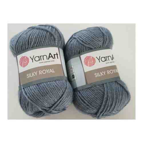 Пряжа для вязания YarnArt 'Silky Royal' 50гр 140м (35% шелковая вискоза, 65% шерсть мериноса) (439 изумрудный), 5 мотков арт. 101543346580
