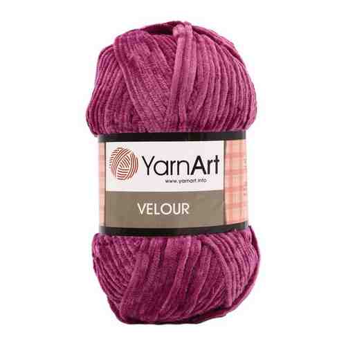 Пряжа для вязания YarnArt 'Velour' 100г 170м (100% микрополиэстер) (855 пурпурный), 5 мотков арт. 101167287085