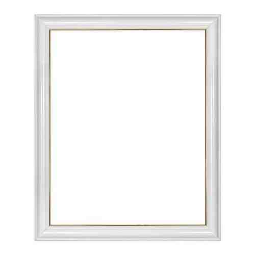 Рама багетная VIDA-ART 40х50см, без стекла и картона, цвет: белый с золотом арт. 101247745363