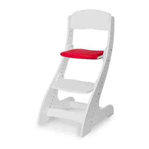 Растущий стул Домовенок белый подушка красная арт. 101533209742