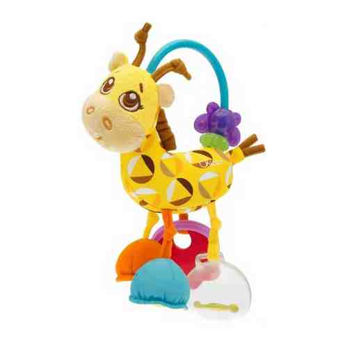 Развивающая интерактивная игрушка погремушка-прорезыватель Chicco / Чикко Жираф для детей арт. 1731742522