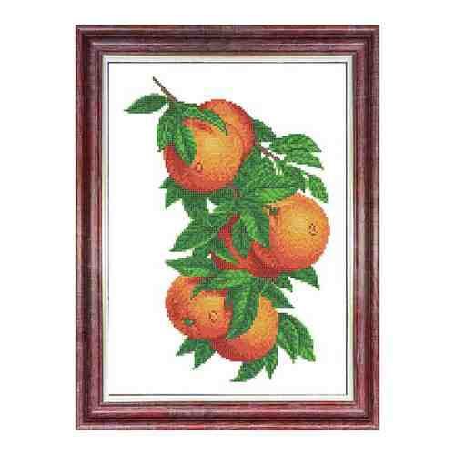 Рисунок на ткани каролинка арт. КБЦ-3057 Ветка с апельсинами 26х36 см арт. 101446556070