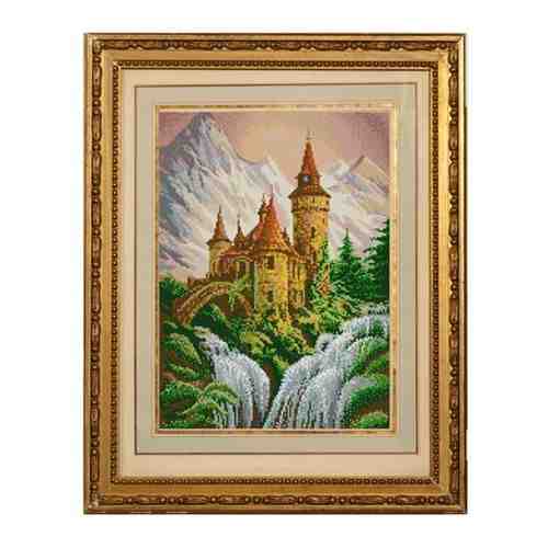 Рисунок на ткани Конёк (бисер), Замок в горах, 29*39 см (1229) арт. 101321488990