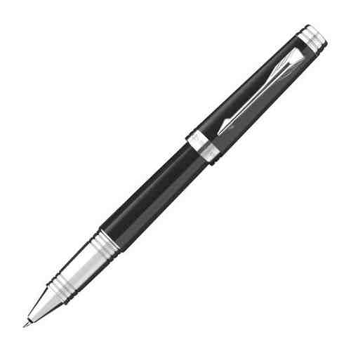 Ручка Parker S0887870 Premier - Deep Black Lacquer ST, ручка-роллер, F, BL (№ 122) арт. 1433247576