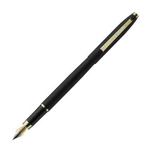Ручка перьевая Luxor Sterling, линия 0.8 мм, корпус черный/золото арт. 101406031147