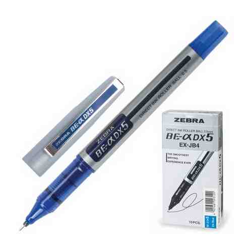 Ручка роллер Zebra BE- DX5 EX-JB4-BL 0.5мм игловидный пишущий наконечник, синяя арт. 101364335924