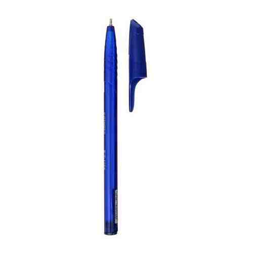 Ручка шариковая 1,0 мм стержень синий, корпус синий треугольный. В упаковке: 50 арт. 101718705470