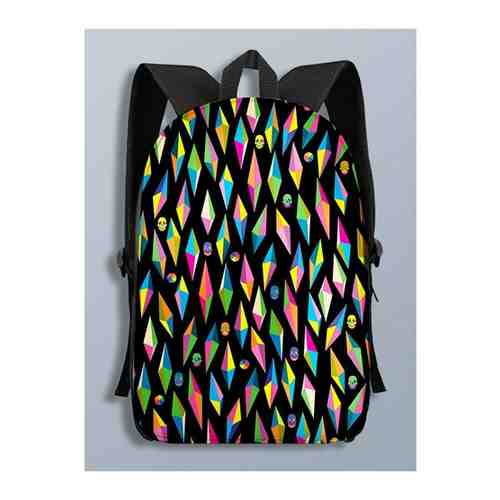 Рюкзак кристалл (школьный рюкзак, рюкзак с рисунком) - 126 А3 p арт. 101755161131