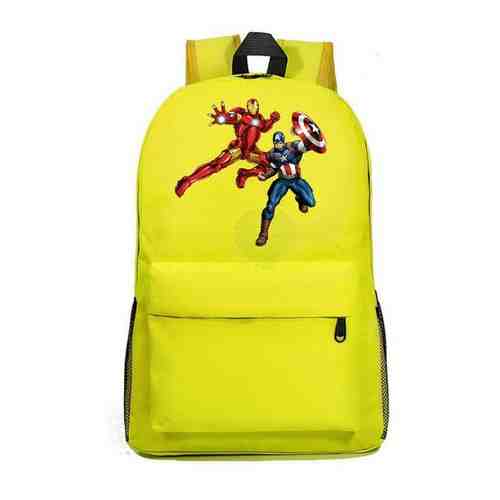 Рюкзак Железный человек и Капитан Америка (Avengers) желтый №7 арт. 101457025493