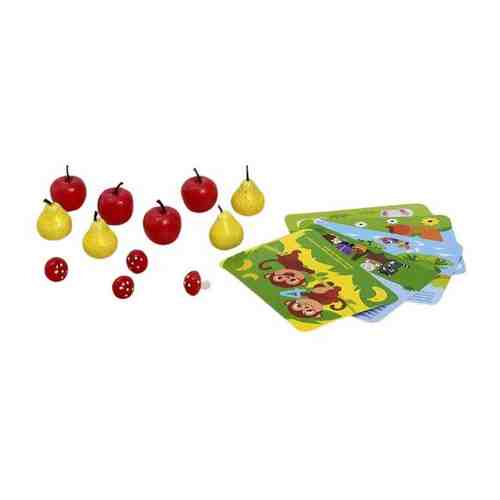 Счётный материал Весёлые задачки: грибы, яблоки, груши, 12 шт. 3868655 арт. 677868054