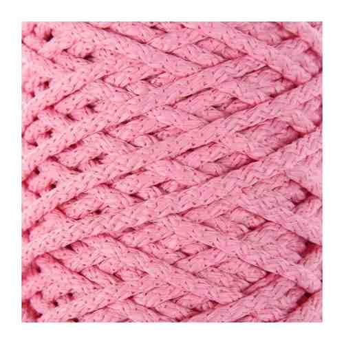 Шнур для вязания с сердечником 100% полиэфир, ширина 5 мм 100м/550гр (90 розовый) арт. 101421315228