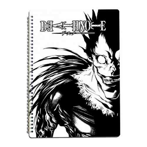 Скетчбук А4 50 листов Блокнот для рисования Аниме Death note (обложка тетрадь смерти, Рюк, Кира, Лайт Ягами, anime, Миса) - 4 В арт. 101767658739