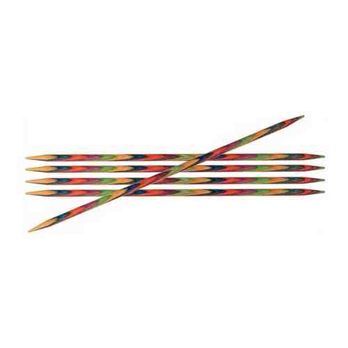 Спицы чулочные Knit Pro Symfonie, 8 мм, 15 см, дерево, многоцветный, 5 шт (KNPR.20147) арт. 100927867119