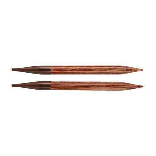 Спицы деревянные съемные Ginger KnitPro для длины тросика 35-126 см, 4.00 мм 31205 арт. 912710743