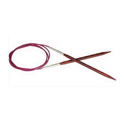 Спицы круговые Knit Pro Cubics, 7 мм, 80 см, дерево, коричневый (KNPR.25339) арт. 101418258649