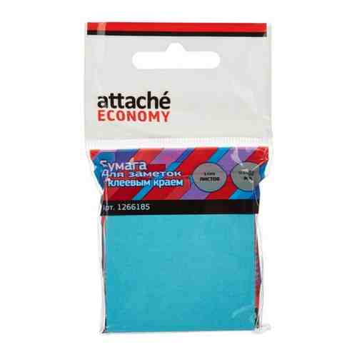 Стикеры Attache Economy 51x51 мм неоновый синий (1 блок, 100 листов), 1266185 арт. 1457390693