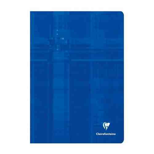 Тетрадь Clairefontaine 48 листов, А4, клетка, 90 г/м2, глянцевая ламинация, синяя (63162C_blue) арт. 101234727436