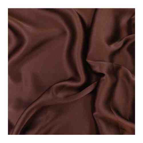 Ткань плательная шелк (коричневый) шелк 100% , 50 см * 128 см, италия арт. 101425664495