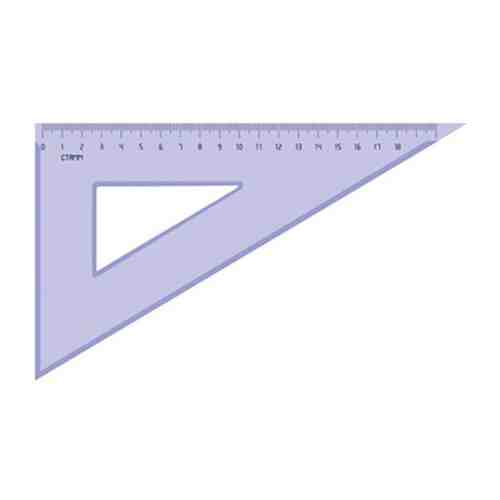 Треугольник 30°, 18см СТАММ, прозрачный тонированный, 20 шт. арт. 101454086893