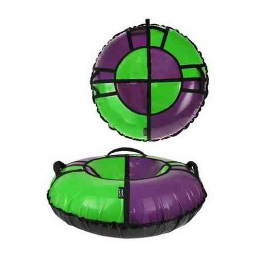 Тюбинг X-Match Sport фиолетовый-зеленый 100см во7066-2 арт. 101498692680