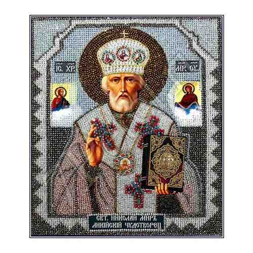 Вышивка бисером Николай Чудотворец (храмовая икона) 37x45 см арт. 101453762071