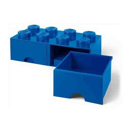 Ящик для хранения 8 выдвижной LEGO синий арт. 100928008373