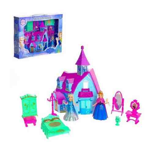 Замок для кукол «Принцессы» с аксессуарами, световые и звуковые эффекты арт. 101462916681
