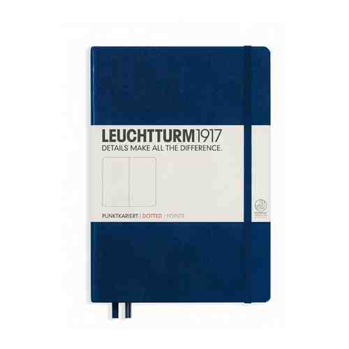 Записная книжка Leuchtturm A5 (в точку), темно-синий арт. 101406194220