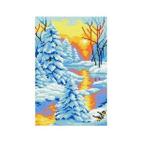Зимний закат Рисунок на канве 30х21см 21х14(30х21) МП-Студия СК-044 МП-Студия 21х14(30х21) СК-044 арт. 101118080020