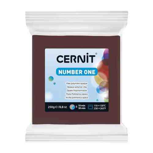 CE090025 Пластика полимерная запекаемая 'Cernit № 1' 250гр. (800 коричневый) арт. 352645337