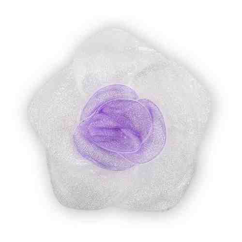 Декоративный цветок BLITZ 5 лепестков, 5 шт, бело-фиолетовый (30) арт. 101410497575